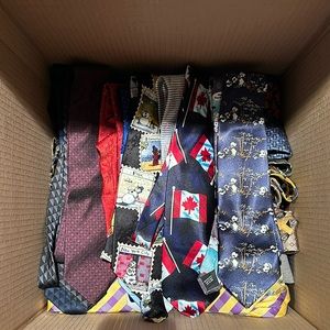 1/2 price ties! Like all the ties that you want.I’ll bundle them at 1/2 price.